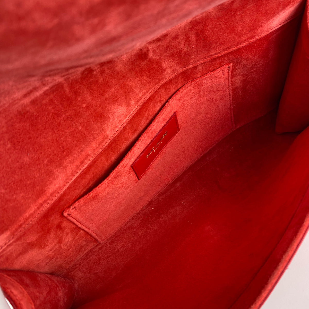 Saint Laurent Red Clutch Bag - photo 7