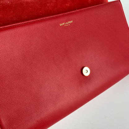 Saint Laurent Red Clutch Bag - photo 10