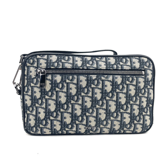 CHRISTIAN DIOR Oblique Toiletry Bag - image 2