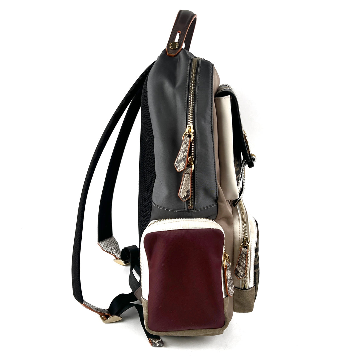 Fendi Patchwork Monogram Backpack - photo 3