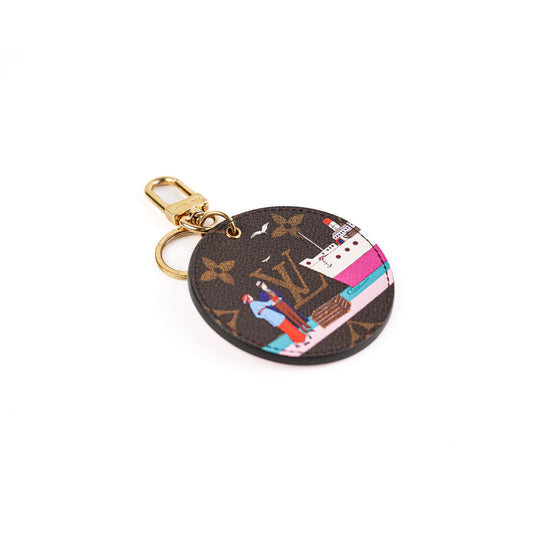 Louis Vuitton Illustre Print Round Bag Charm - photo 1