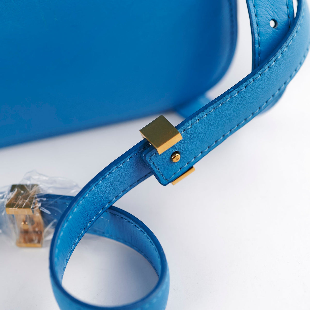 Celine Medium Aqua Blue Box Crossbody Bag - photo 13