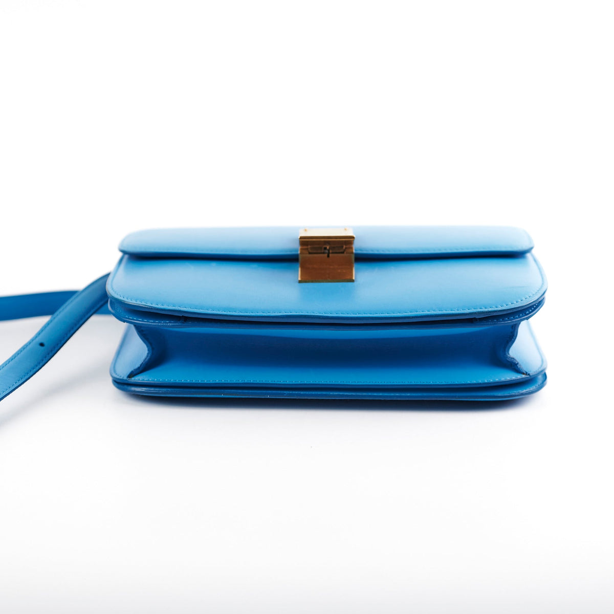Celine Medium Aqua Blue Box Crossbody Bag - photo 4