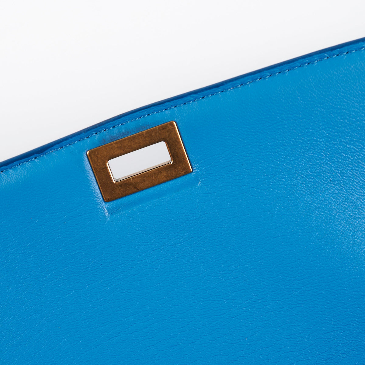 Celine Medium Aqua Blue Box Crossbody Bag - photo 6
