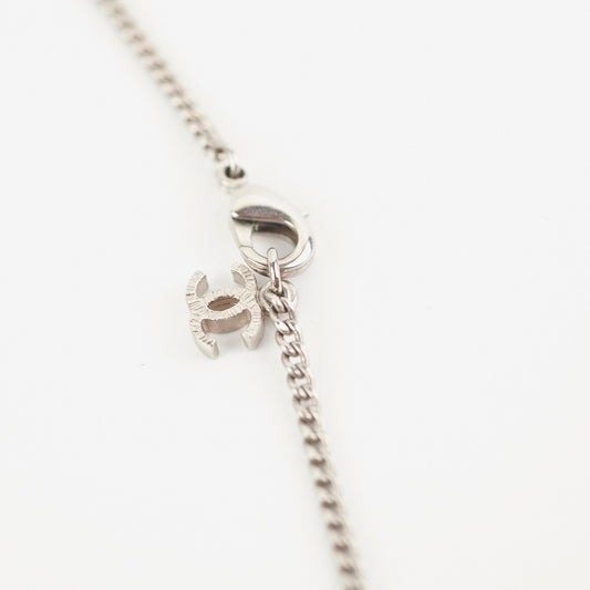 Chanel CC Necklace Silver - photo 2
