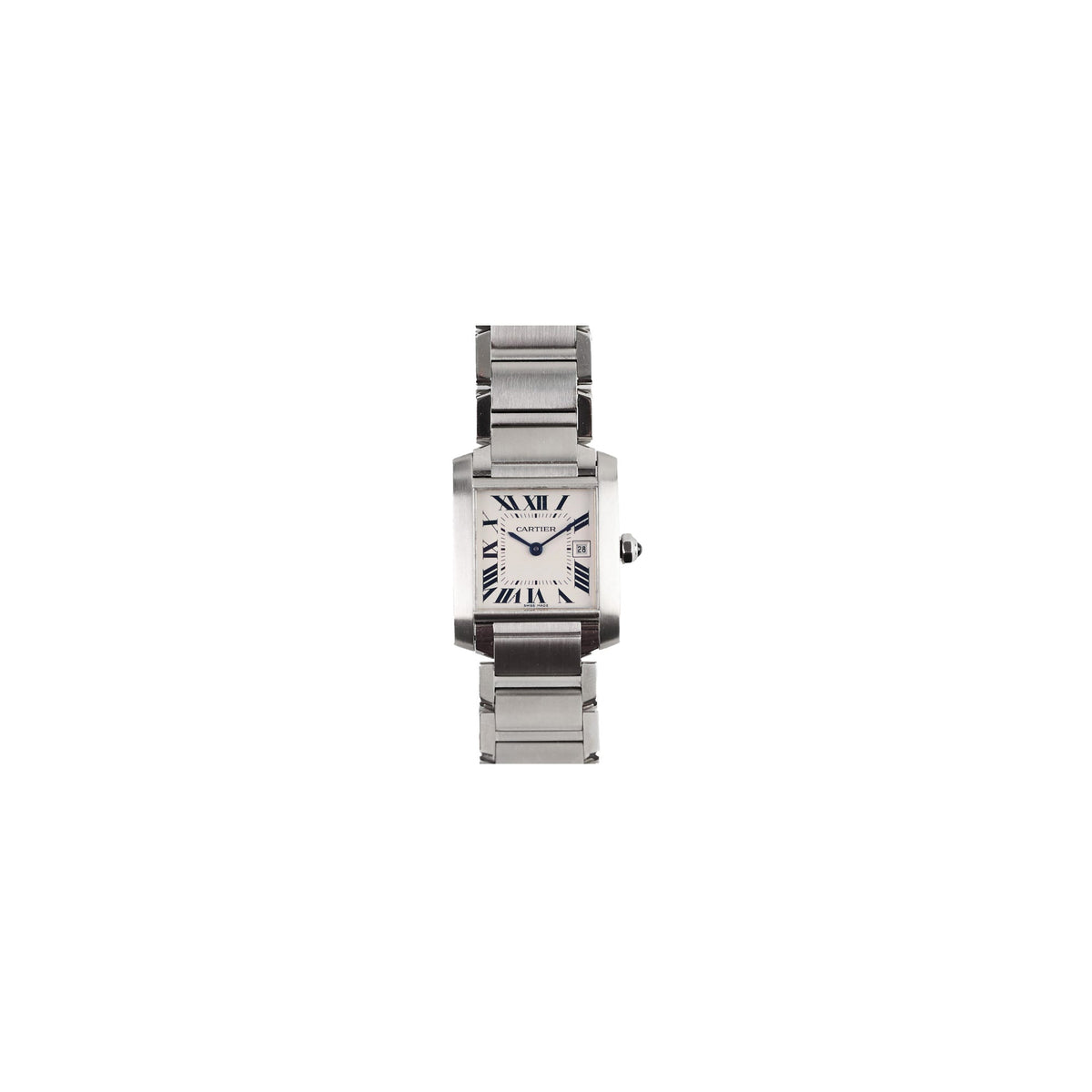 Cartier Medium Tank Francaise 27mm Stainless Steel Watch W51011Q3 - photo 1