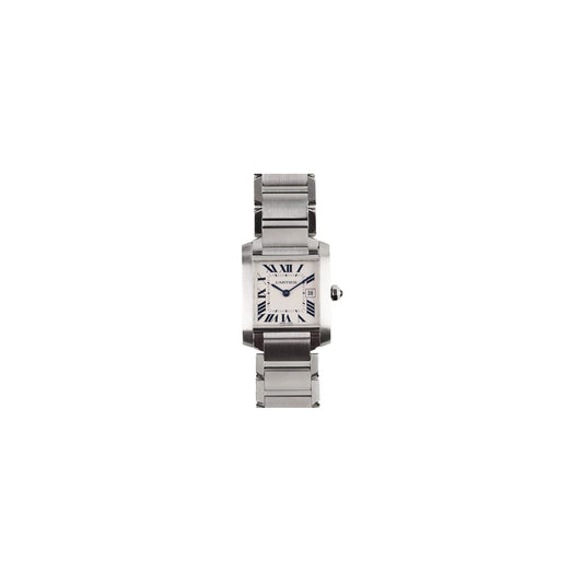 Cartier Medium Tank Francaise 27mm Stainless Steel Watch W51011Q3 - photo 1