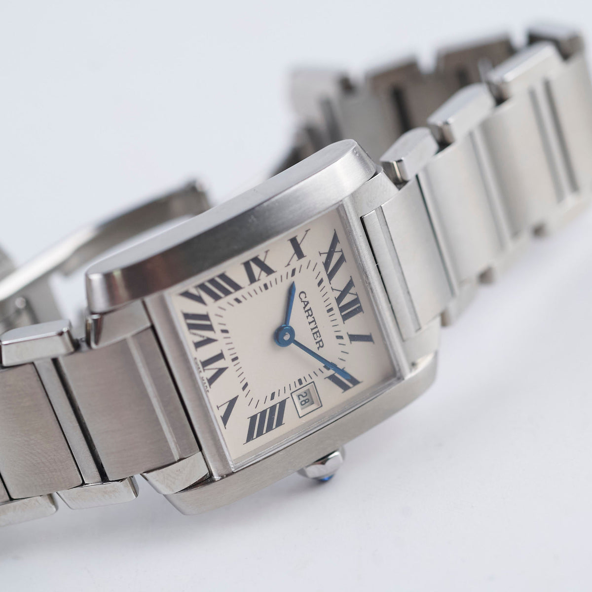 Cartier Medium Tank Francaise 27mm Stainless Steel Watch W51011Q3 - photo 9