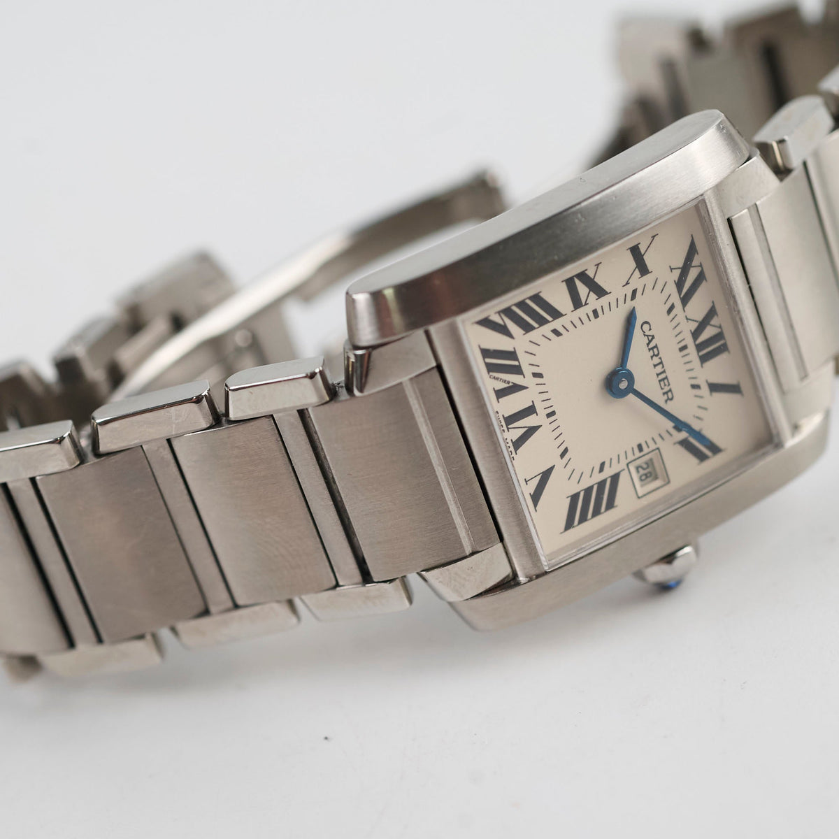Cartier Medium Tank Francaise 27mm Stainless Steel Watch W51011Q3 - photo 8