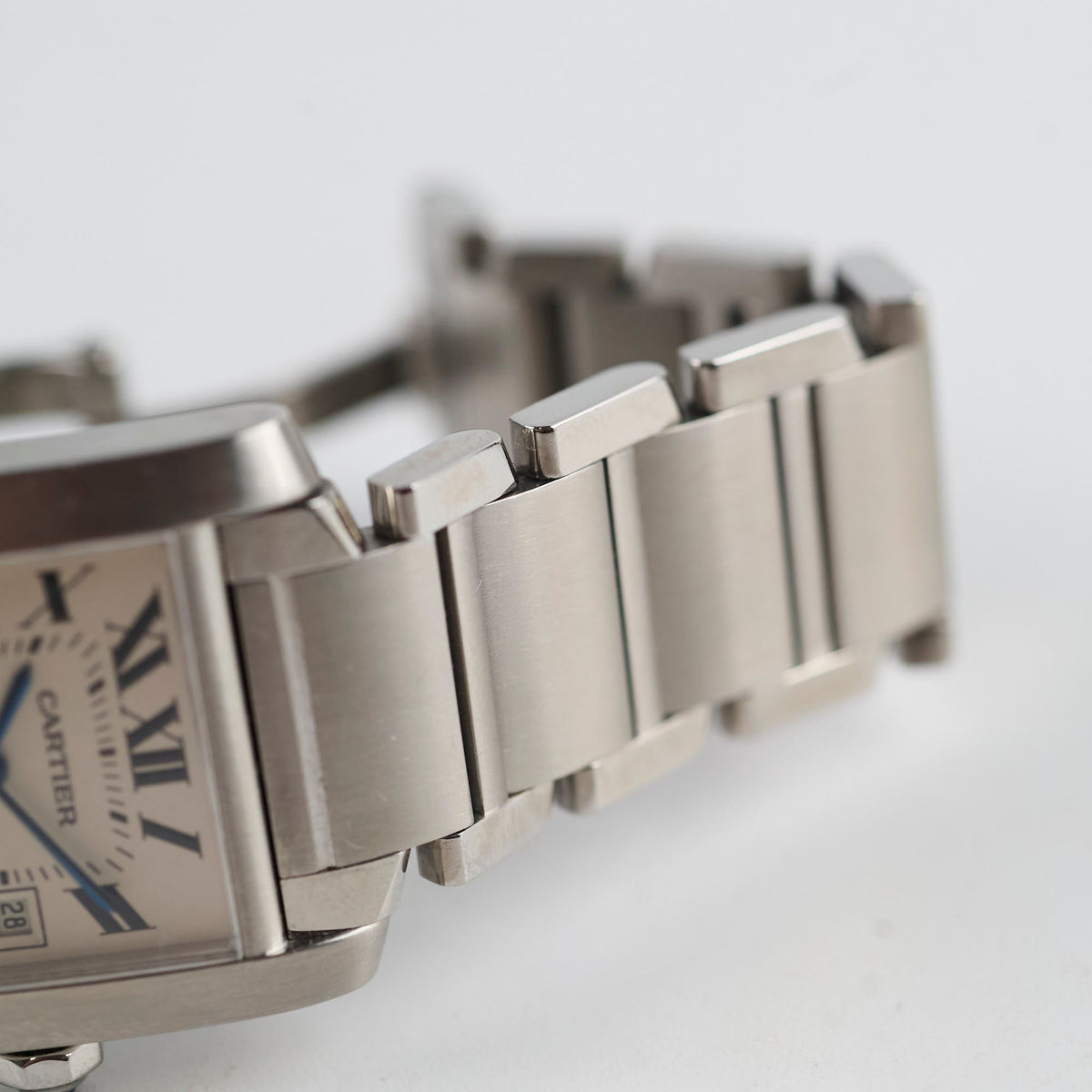 Cartier Medium Tank Francaise 27mm Stainless Steel Watch W51011Q3 - photo 7