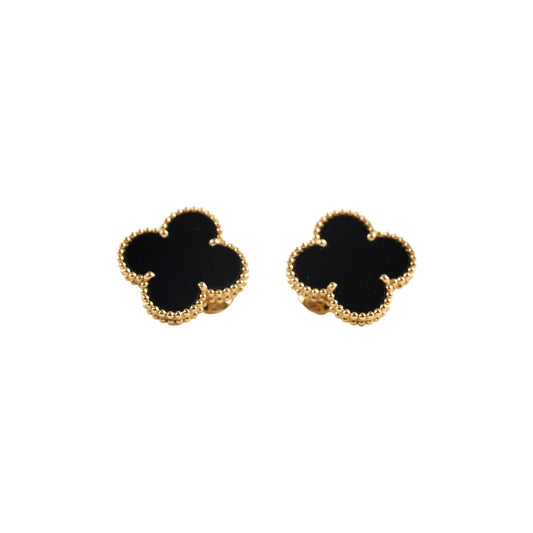 Van Cleef & Arpels Magic Alhambra Onyx Earrings - photo 1
