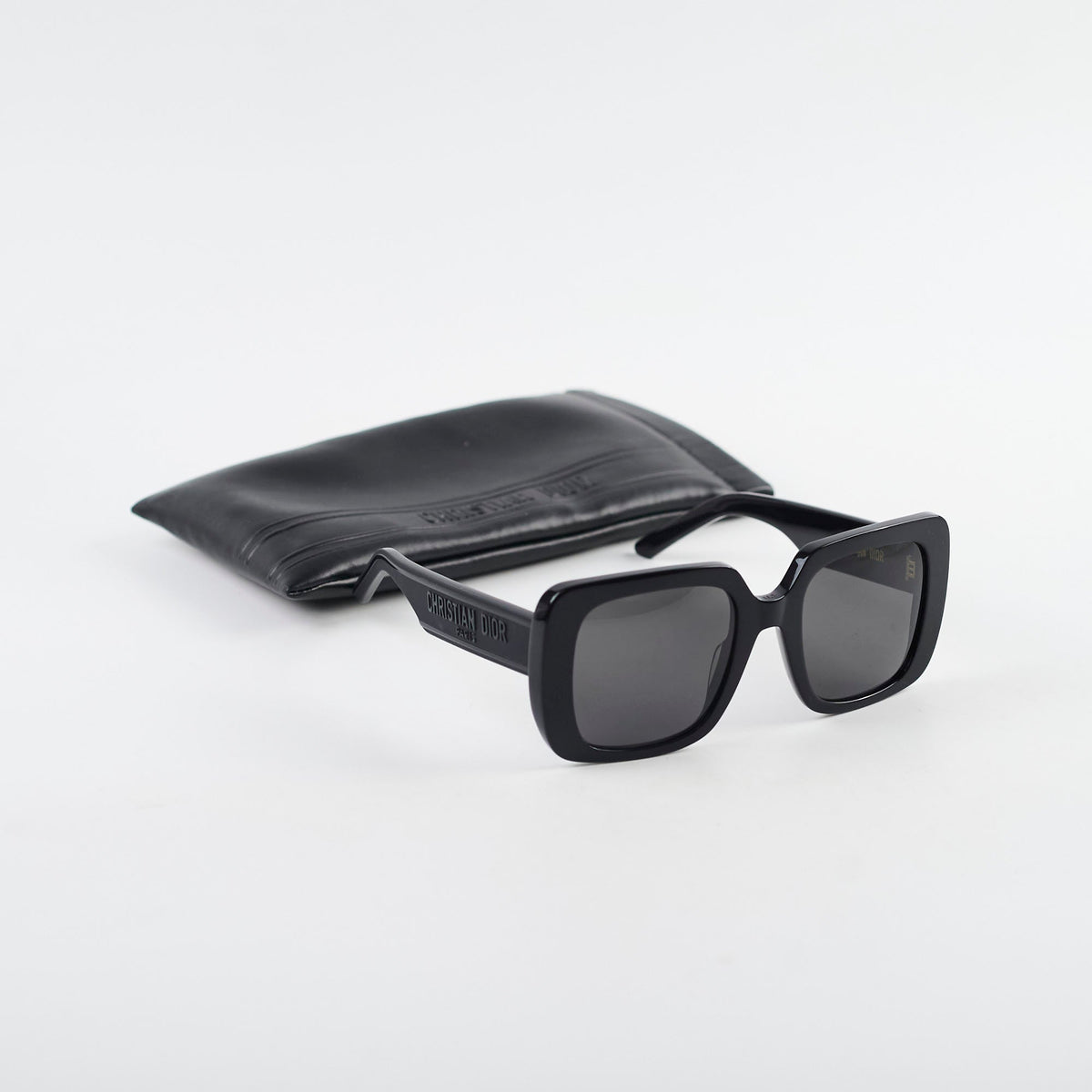 Christian Dior Large Square Sunglasses Black - photo 2