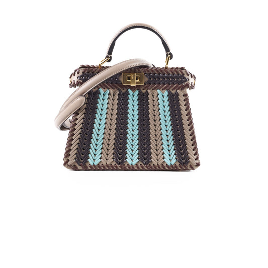 Fendi Peekaboo ISeeU Petite Leather Braid - photo 1