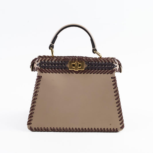 Fendi Peekaboo ISeeU Petite Leather Braid - photo 2