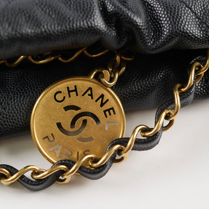Chanel Caviar Medium 22 Black Microchipped 2024 - photo 12