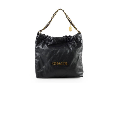 Chanel Caviar Medium 22 Black Microchipped 2024 - photo 1