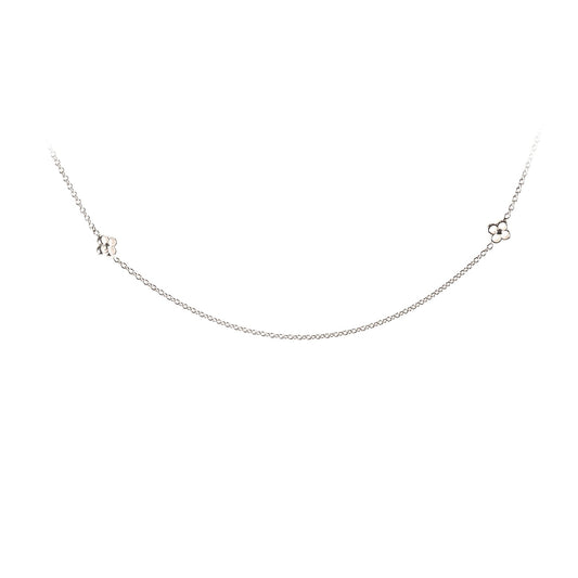 Louis Vuitton Flowerful Necklace Silver Plated - photo 1