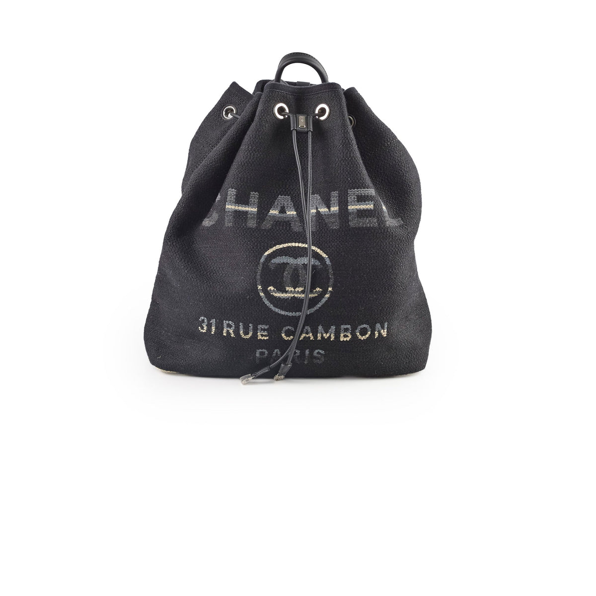Chanel Deauville Backpack Navy Blue - photo 1