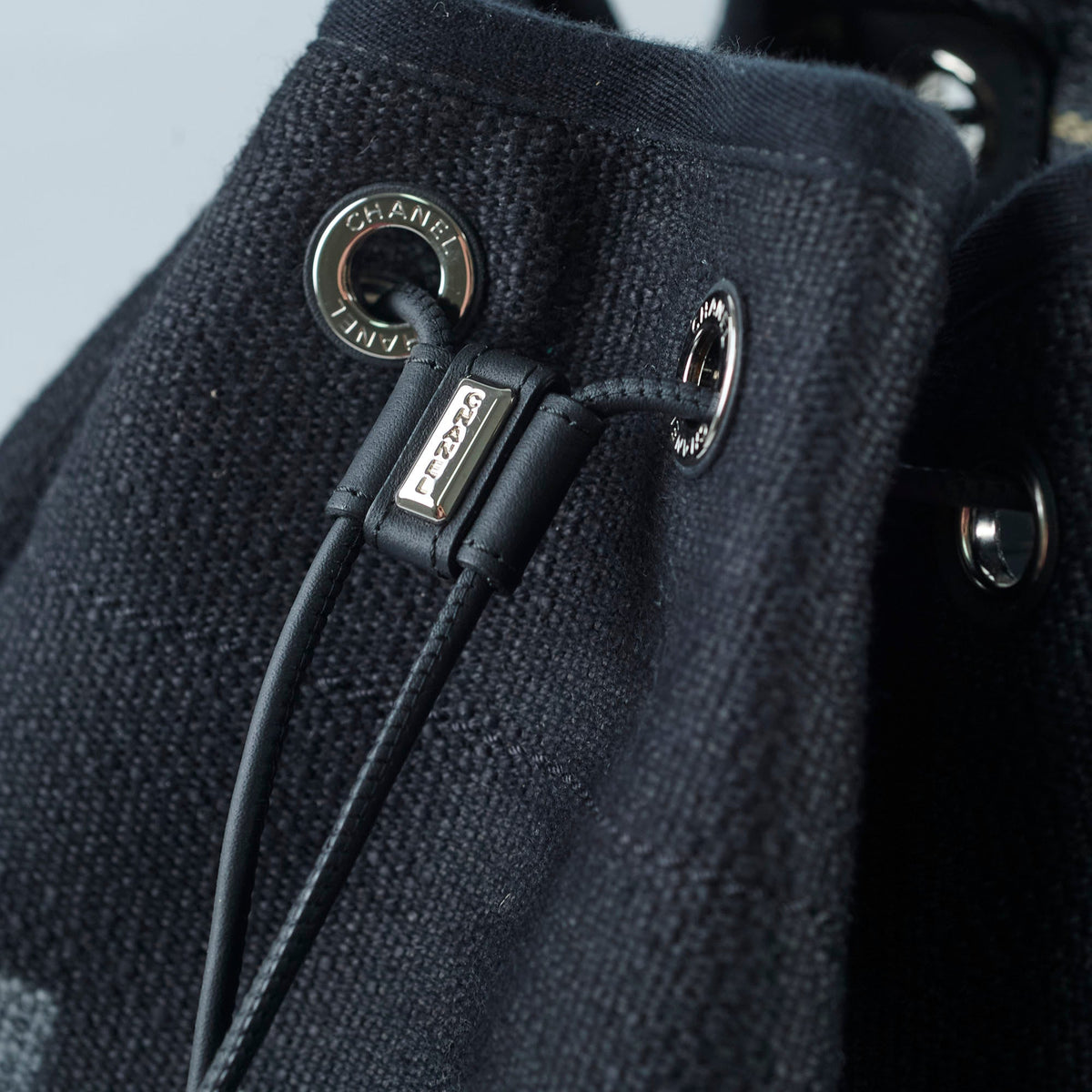 Chanel Deauville Backpack Navy Blue - photo 12