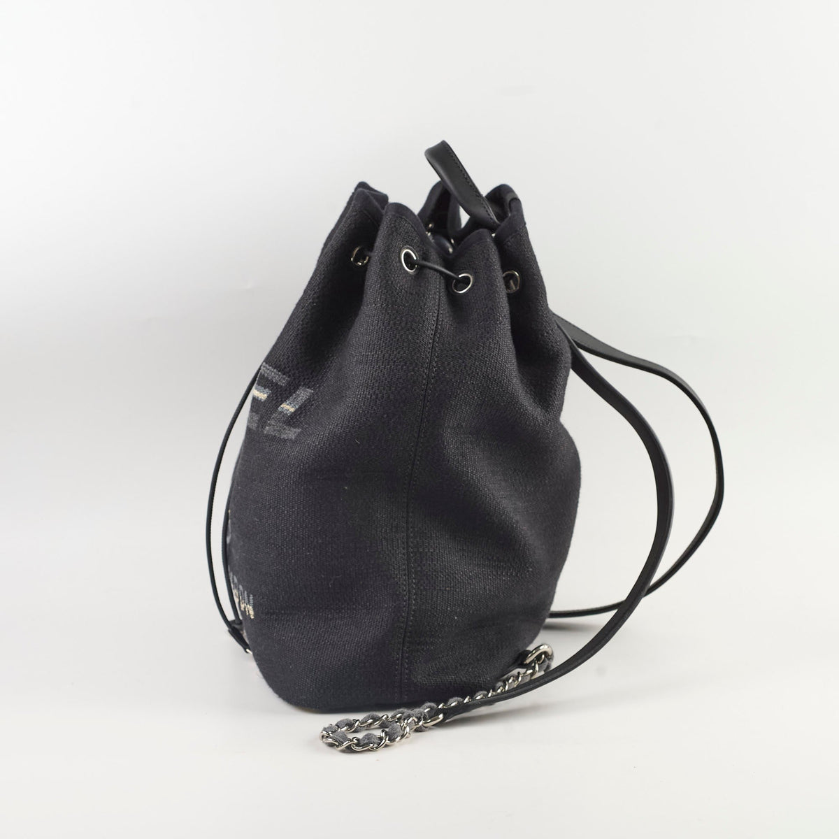 Chanel Deauville Backpack Navy Blue - photo 3