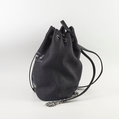 Chanel Deauville Backpack Navy Blue - photo 3