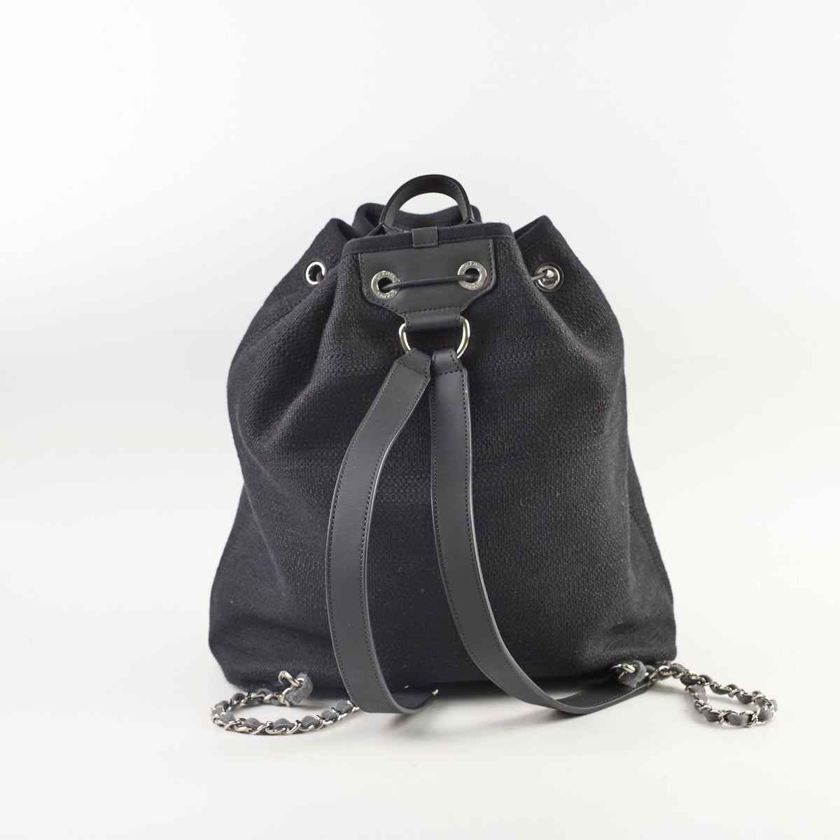 Chanel Deauville Backpack Navy Blue - photo 2