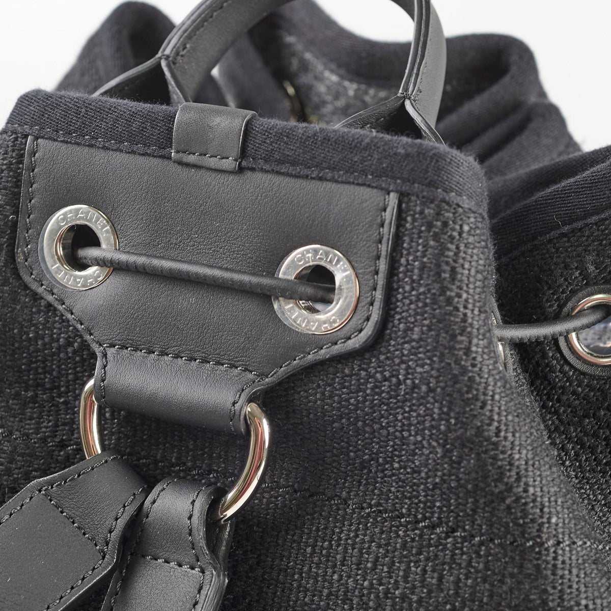Chanel Deauville Backpack Navy Blue - photo 8