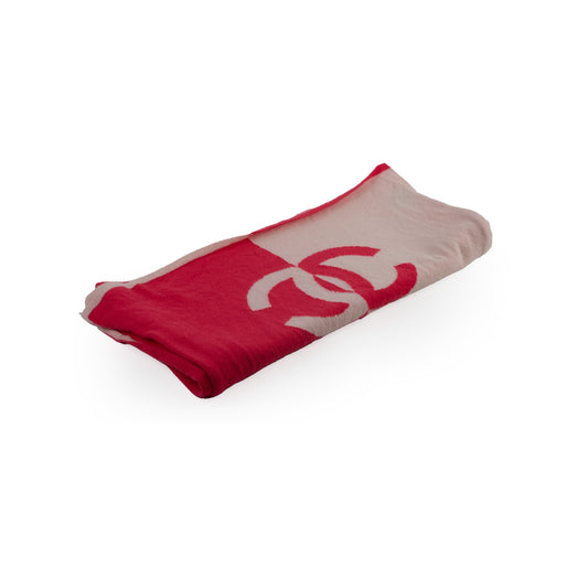 Chanel Cashmere Scarf Pink - photo 1