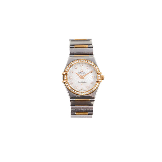 Omega Constellation 24mm Ladies 160 Years Two Toned with Diamonds Watch - photo 1