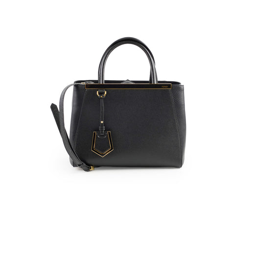 Fendi 2 Jours Small Tote Black - photo 1