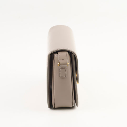 Celine Classique Medium Triomphe Bag Pebble Grey - photo 2