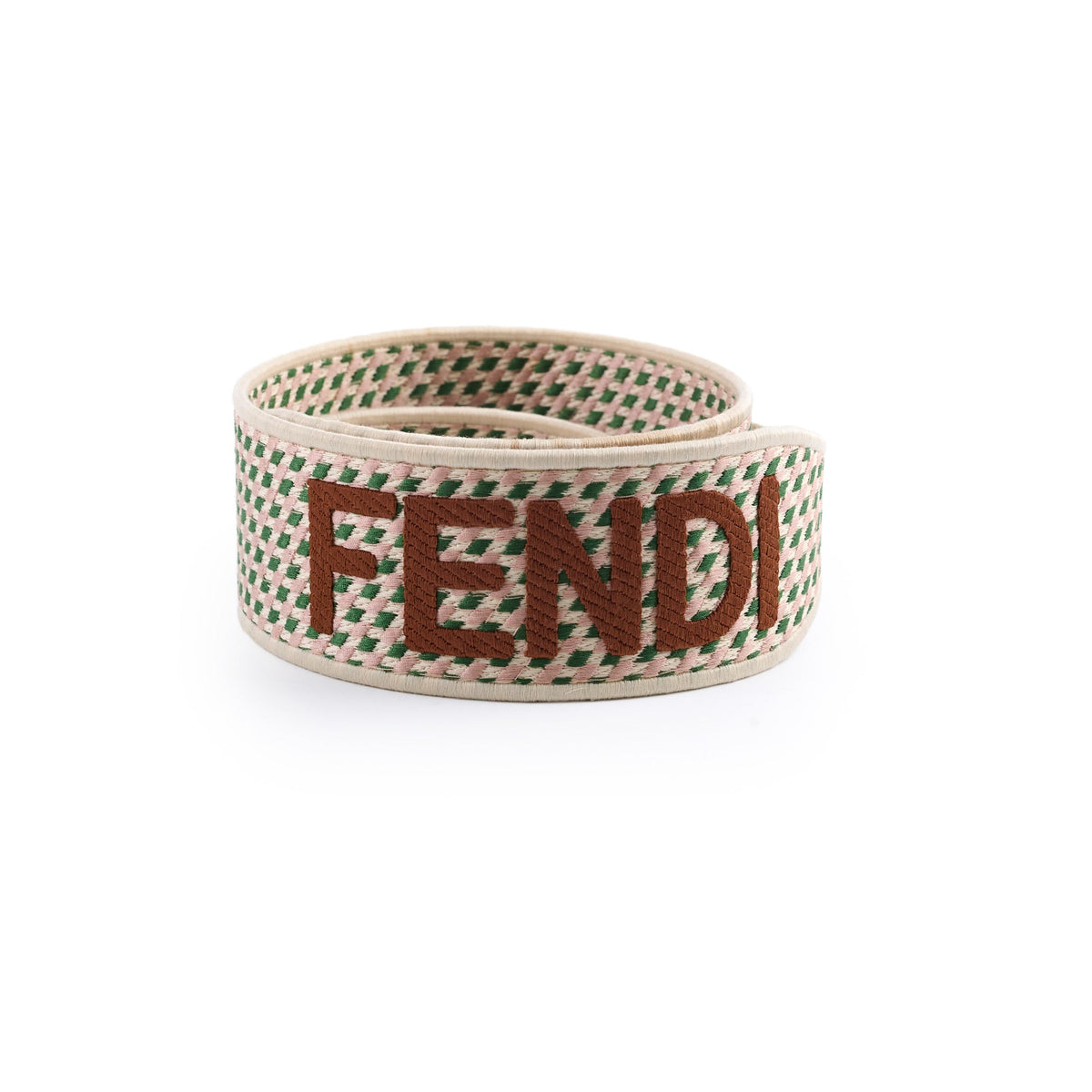 Fendi Canvas Strap Pink/Green - photo 1