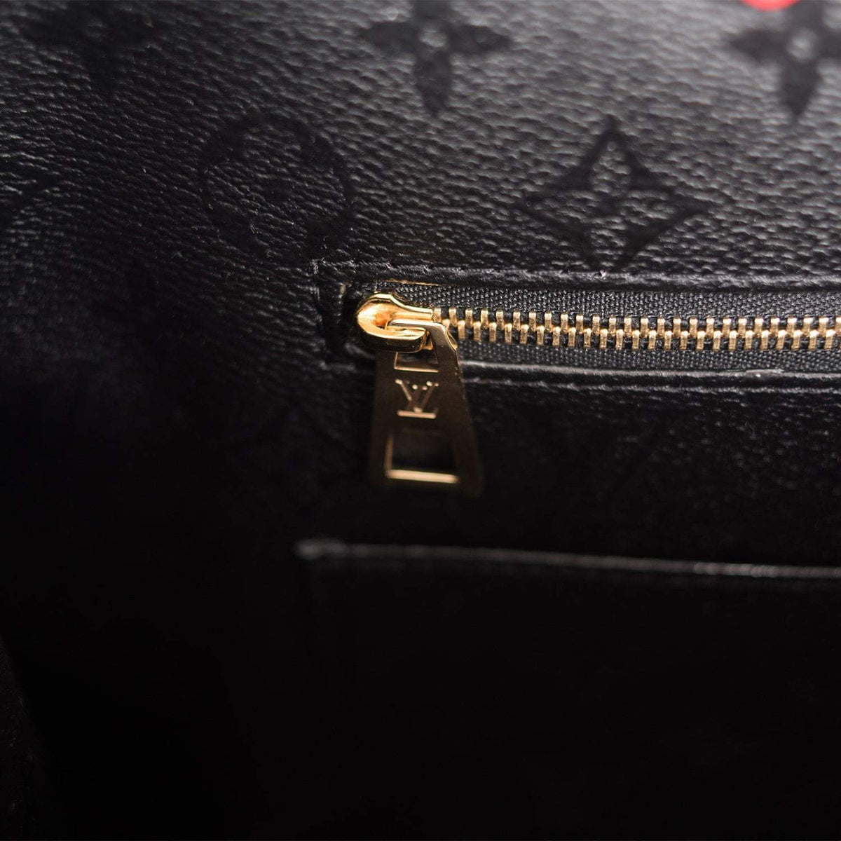 LV Onthego X Uf Black and Tufted Gm Red Monogram Canvas Tote - image 5