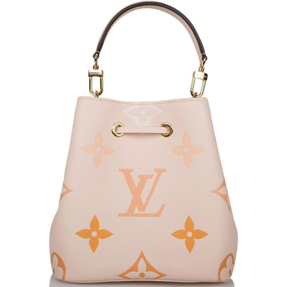 Louis Vuitton Creme Saffron By The Pool Empreinte Giant Monogram NeoNoe BB - photo 3