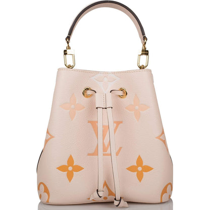 Louis Vuitton Creme Saffron By The Pool Empreinte Giant Monogram NeoNoe BB - photo 1