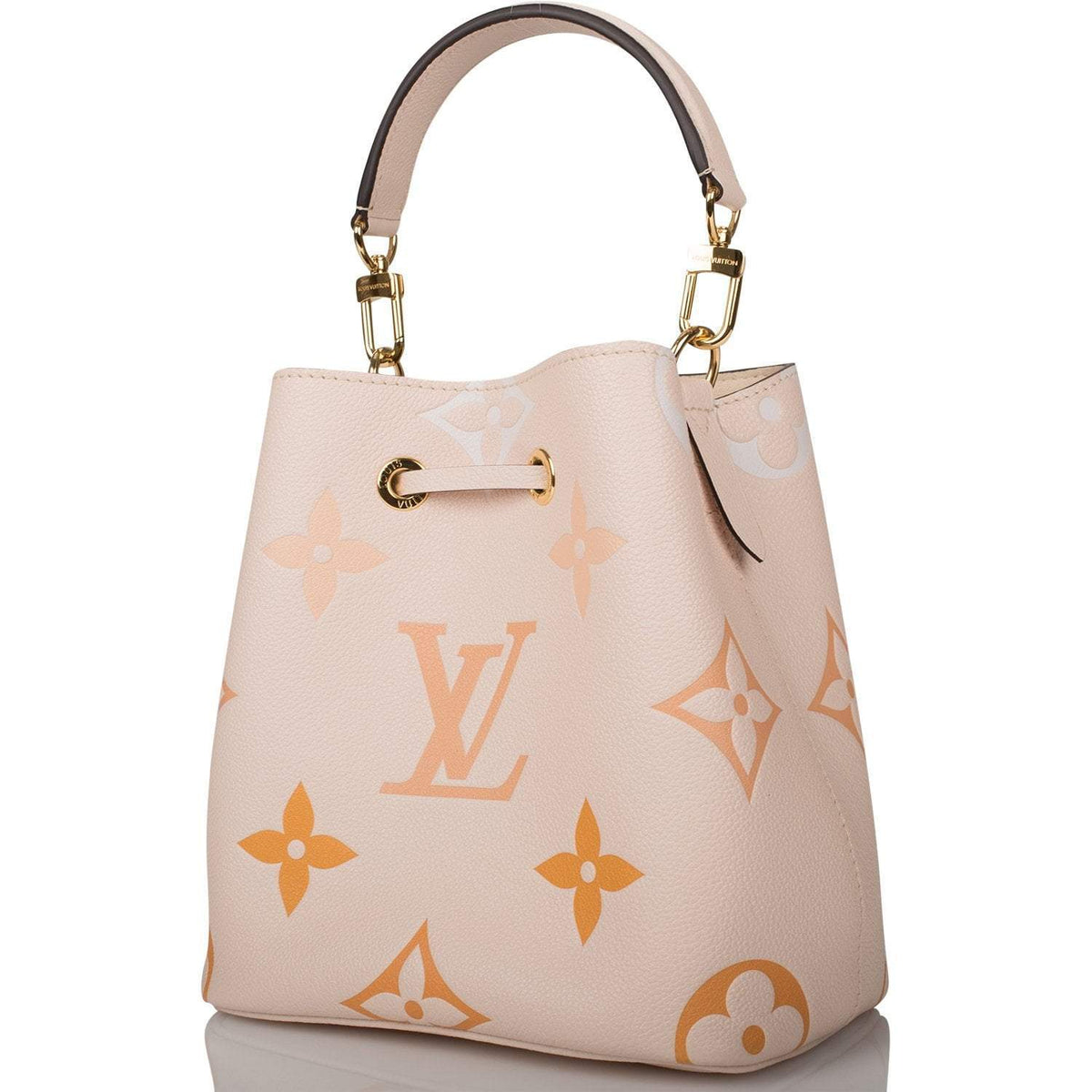 Louis Vuitton Creme Saffron By The Pool Empreinte Giant Monogram NeoNoe BB - photo 6