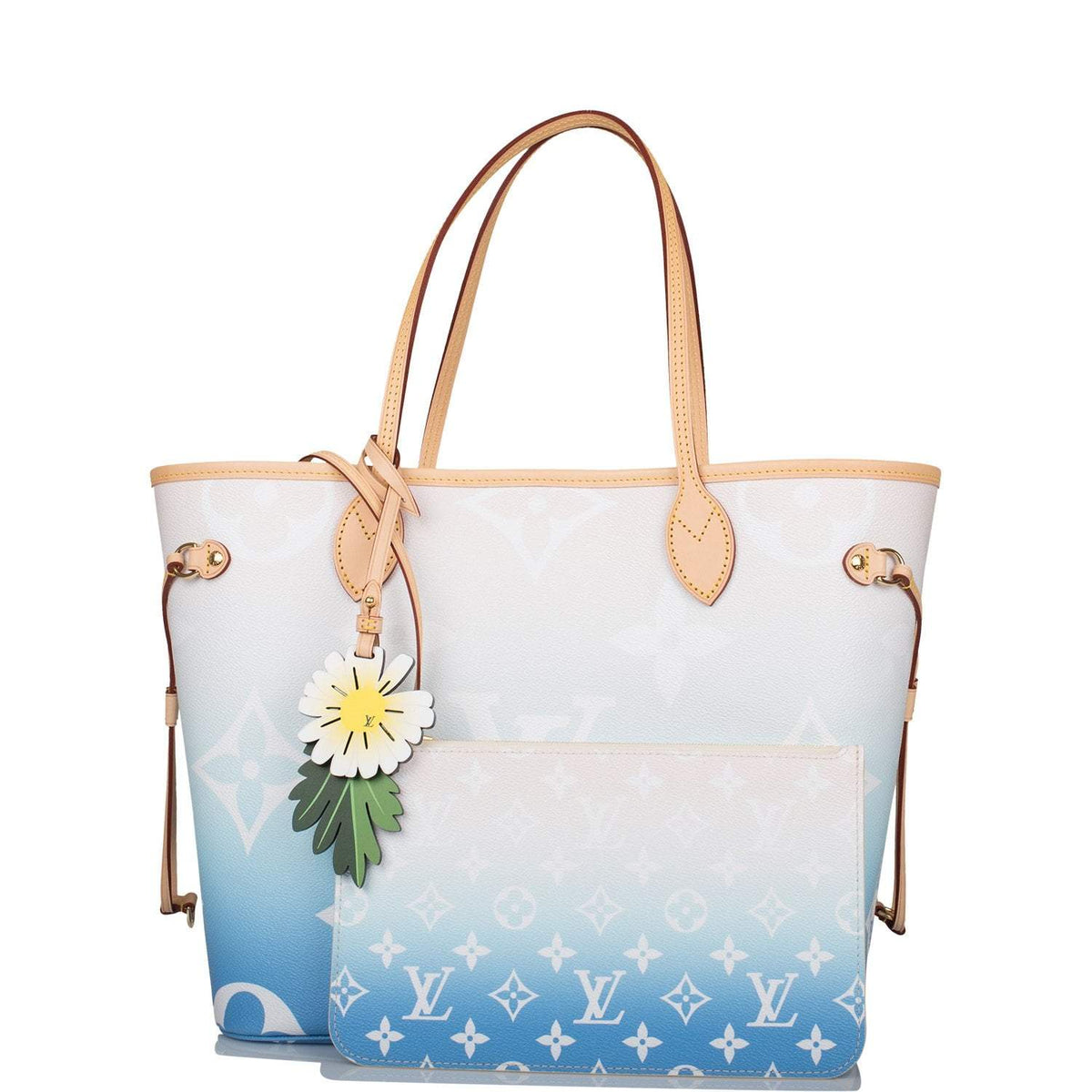 Louis Vuitton Blue By The Pool Giant Monogram Neverfull MM - photo 1