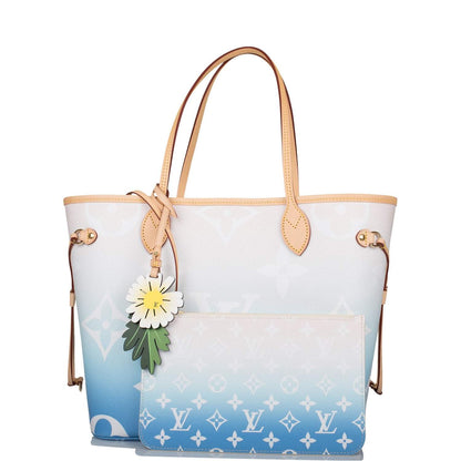 Louis Vuitton Blue By The Pool Giant Monogram Neverfull MM - photo 1