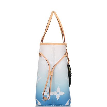 Louis Vuitton Blue By The Pool Giant Monogram Neverfull MM - photo 4