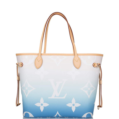 Louis Vuitton Blue By The Pool Giant Monogram Neverfull MM - photo 5