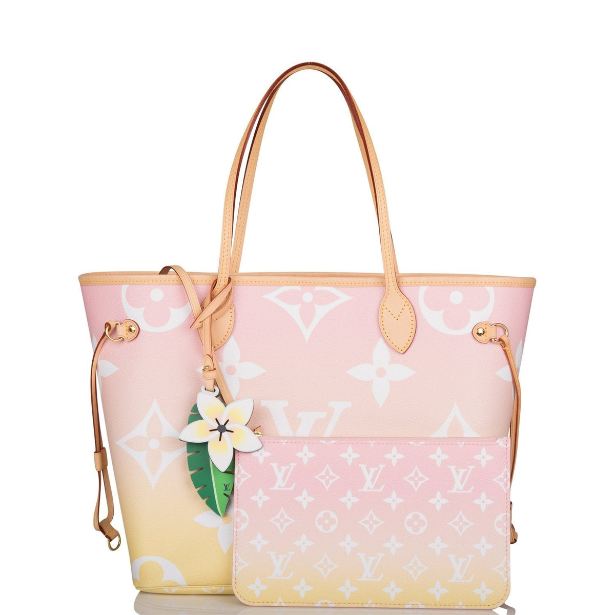 Louis Vuitton Light Pink By The Pool Giant Monogram Neverfull MM - image 1