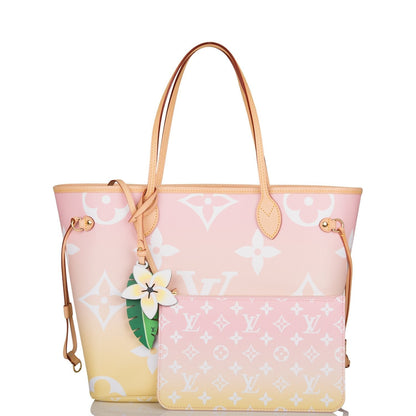 Louis Vuitton Light Pink By The Pool Giant Monogram Neverfull MM - image 1