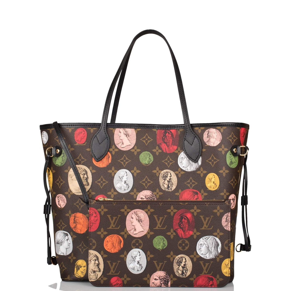 Louis Vuitton x Fornasetti Cameo Monogram Neverfull MM - image 1