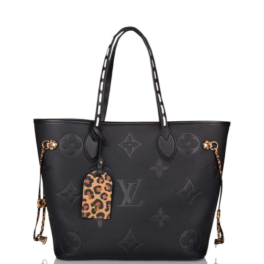 Louis Vuitton Black Wild At Heart Giant Monogram Empreinte Neverfull MM - photo 2