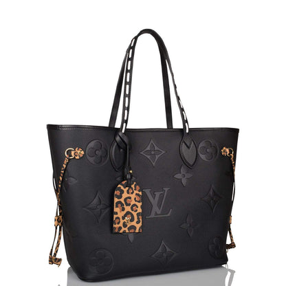 Louis Vuitton Black Wild At Heart Giant Monogram Empreinte Neverfull MM - photo 3