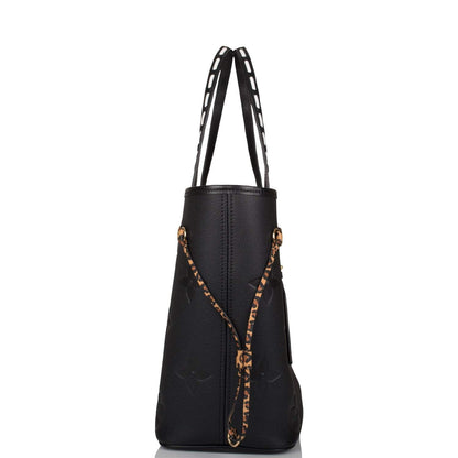 Louis Vuitton Black Wild At Heart Giant Monogram Empreinte Neverfull MM - photo 4