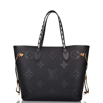 Louis Vuitton Black Wild At Heart Giant Monogram Empreinte Neverfull MM - photo 5