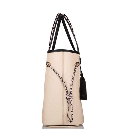 Louis Vuitton Cream Wild At Heart Giant Monogram Empreinte Neverfull MM - photo 3