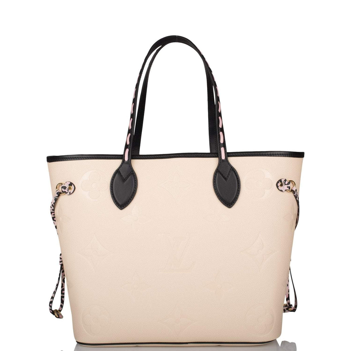 Louis Vuitton Cream Wild At Heart Giant Monogram Empreinte Neverfull MM - photo 4