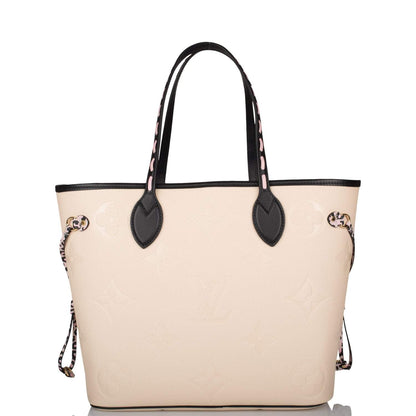 Louis Vuitton Cream Wild At Heart Giant Monogram Empreinte Neverfull MM - photo 4
